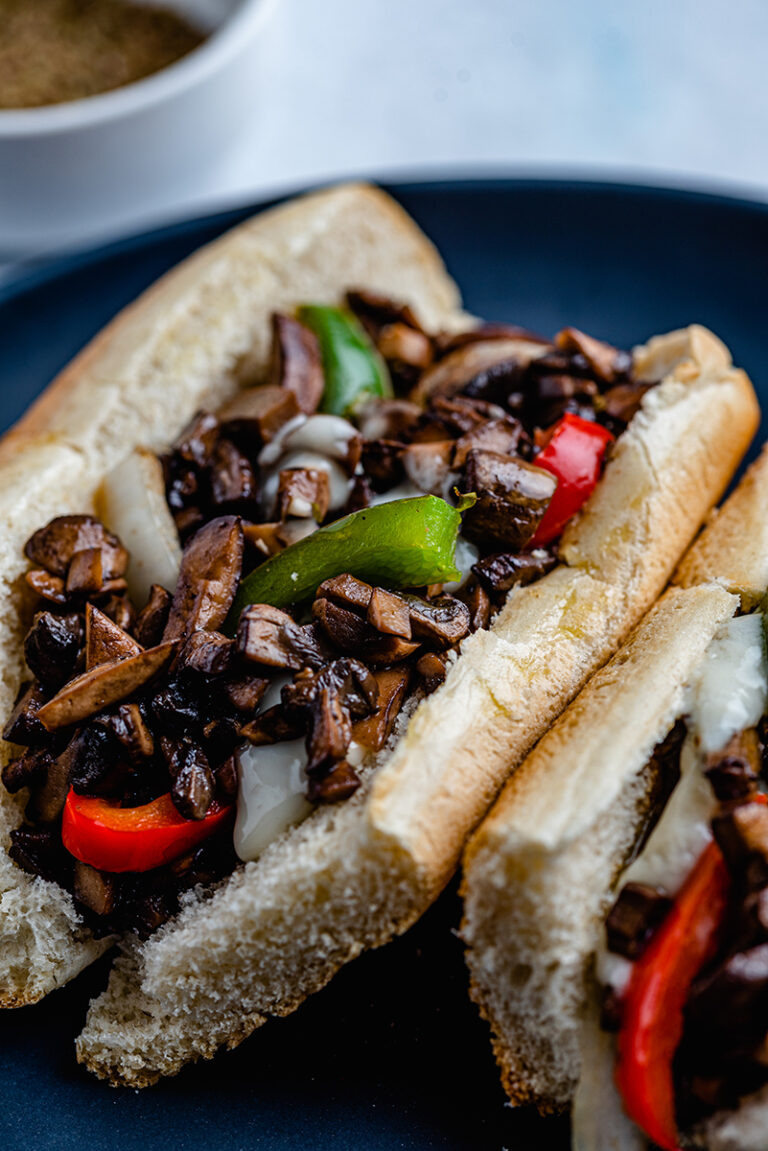 Portobello Philly Cheesesteak The NutFree Vegan