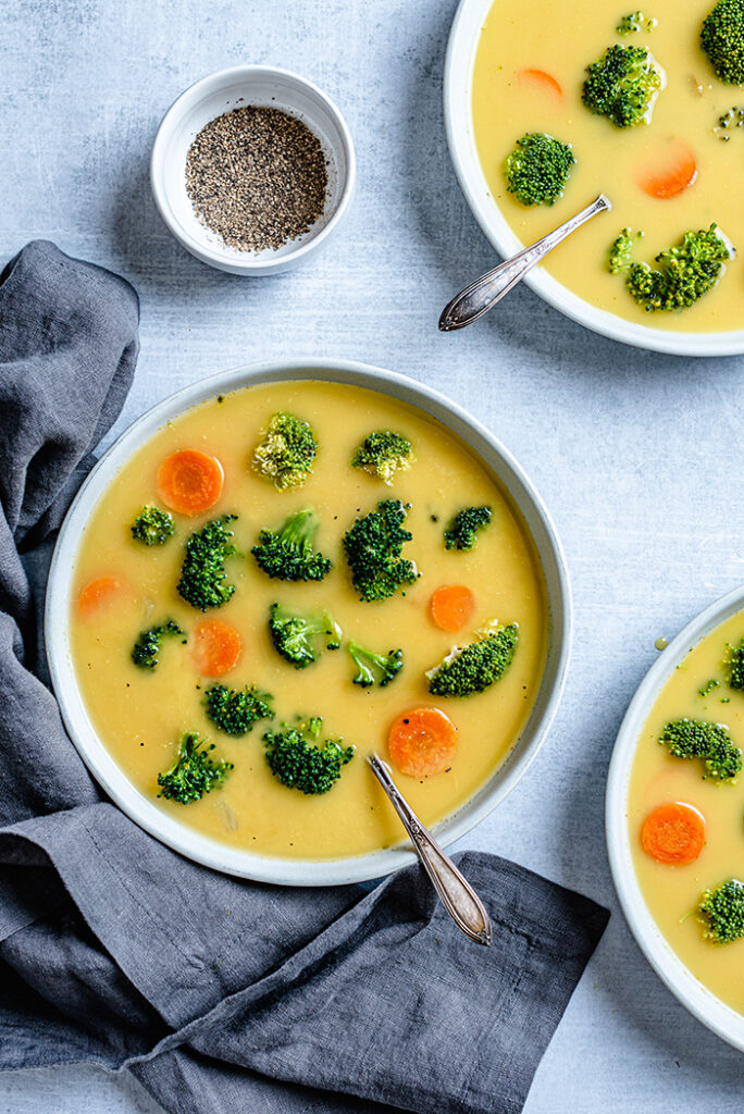 Broccoli Cheddar soup Nutfreevegan