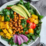 Southwest Salad with Chipotle Roasted Chickpeas